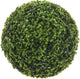Décorations en mica - boule de buis vert d50 cm - plante artificielle extérieur intérieur - résistante aux UV