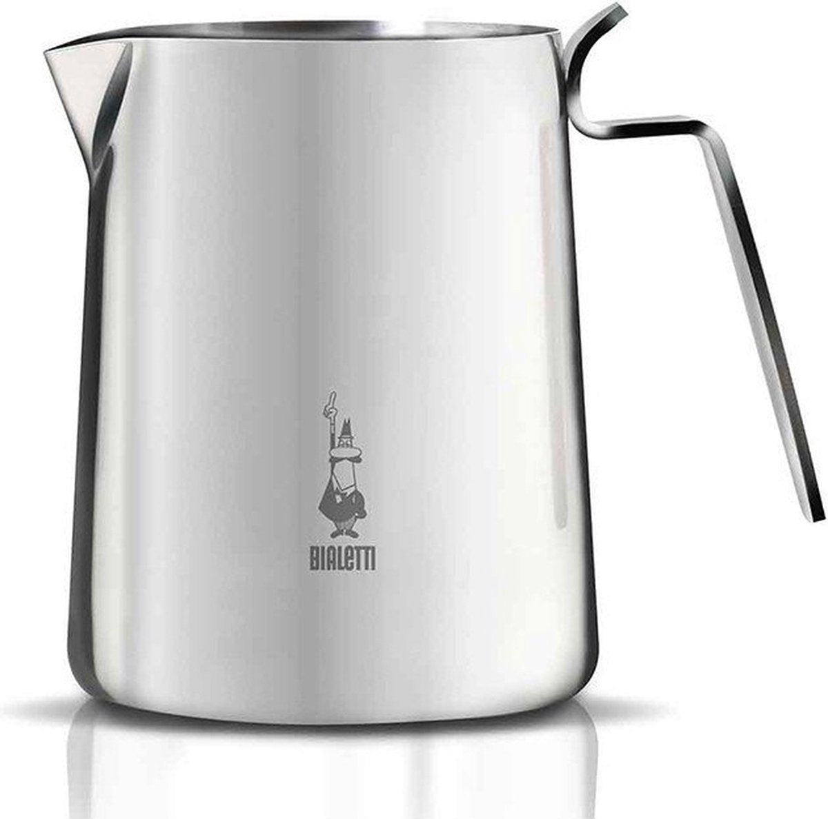 Pichet à lait Bialetti Elegance 750 ml – Pichet à mousse de lait en acier inoxydable – Pichet barista professionnel – Pour latte art – Passe au lave-vaisselle