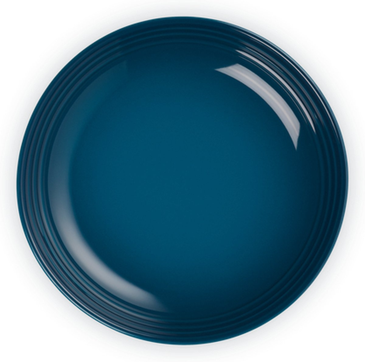 Assiette creuse Le creuset - bleu sarcelle profond - ø 22 cm