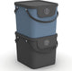 Séparateurs de déchets Rotho Albula - lot de 2 - 40l - noir bleu