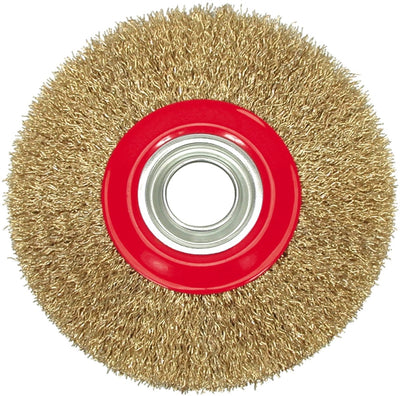 Brosse disque Vorel 200mm fil de laiton pour métal