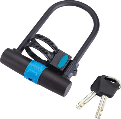 Bbb cycling u-vault antivol pour vélo - antivol en U pour vélo - forme en U - serrure à clé - noir - 25 x 17 cm - bbl-28