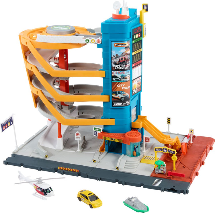 Centre de transport Matchbox - garage à jouets