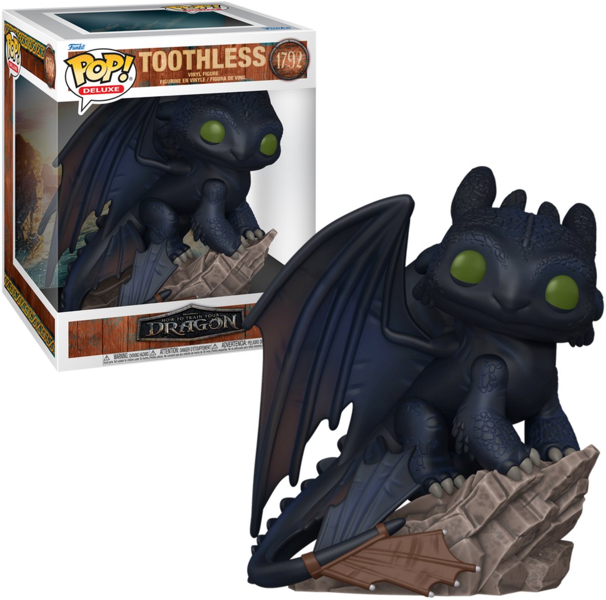 Comment dresser votre dragon Krokmou (Pop! Deluxe) Figurine en vinyle 1792 unisexe Funko Pop! - multicolore - standard