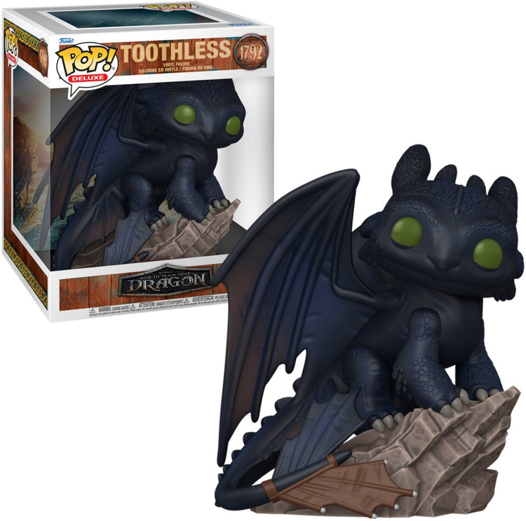 Comment dresser votre dragon Krokmou (Pop! Deluxe) Figurine en vinyle 1792 unisexe Funko Pop! - multicolore - standard