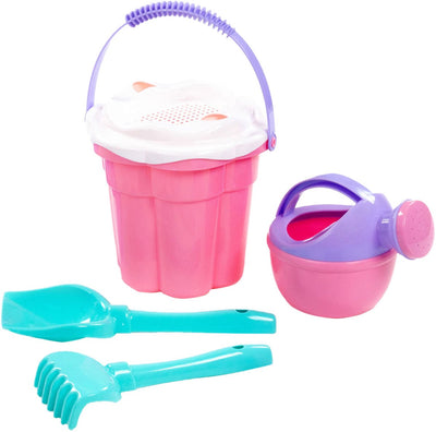 Toys Cavallino Cavallino Classic Bucket Set Pink, 5dlg.
