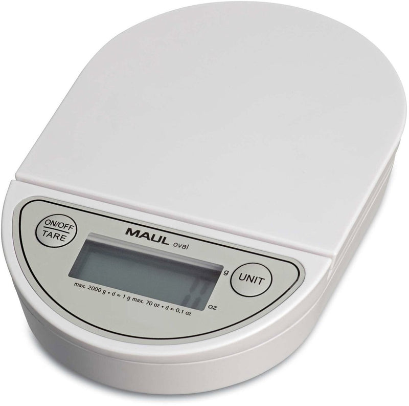 Balance postale maul ovale jusqu'à 2 kg blanc