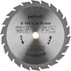 Wolfcraft - lame de scie circulaire 184x16mm - 22 dents - lame de scie pour scie circulaire - série verte - 6373000