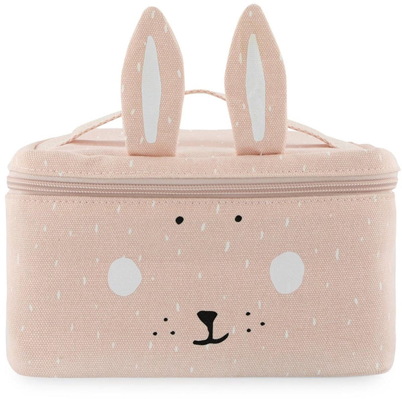 Sac à lunch Trixie - Mme. lapin - sac isotherme pour enfants - avec étiquette nominative - sac thermique pour le déjeuner - rose - lapin