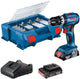 Visseuse à percussion sans fil Bosch professional gsb 18v-45 - 2x gba 18v 2,0 ah - chargeur gal 18v-20 - 82 accessoires