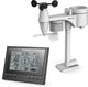 Station météo Bresser Climatescout - 7-en1 noir - sans fil - pour intérieur, extérieur - avec anémomètre 360°