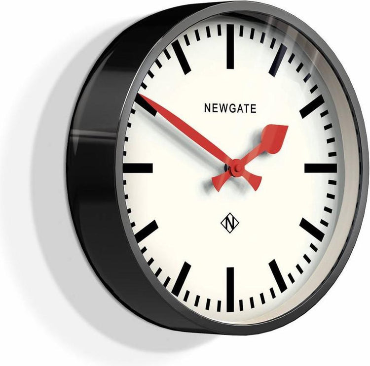 Bagage Newgate - horloge murale - noir