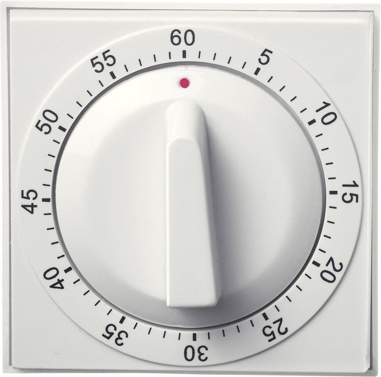 Minuterie Westmark, mécanique, pour 60 min, look rétro, plastique, rétro, blanc noir, 10982260