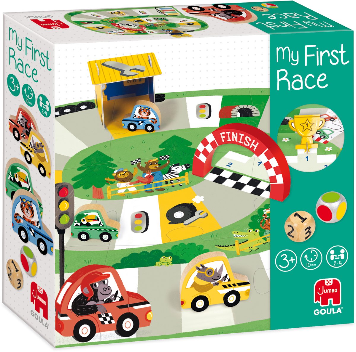 Jumbo goula mon premier jeu d'enfant de course