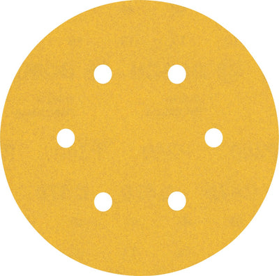 Papier abrasif Bosch 5x expert c470 à 6 trous pour ponceuse excentrique...