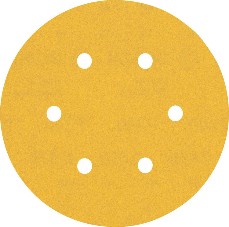 Papier abrasif Bosch 5x expert c470 à 6 trous pour ponceuse excentrique...