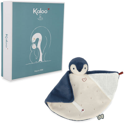 Kaloo - complices - peluche pingouin bleu - 24 cm