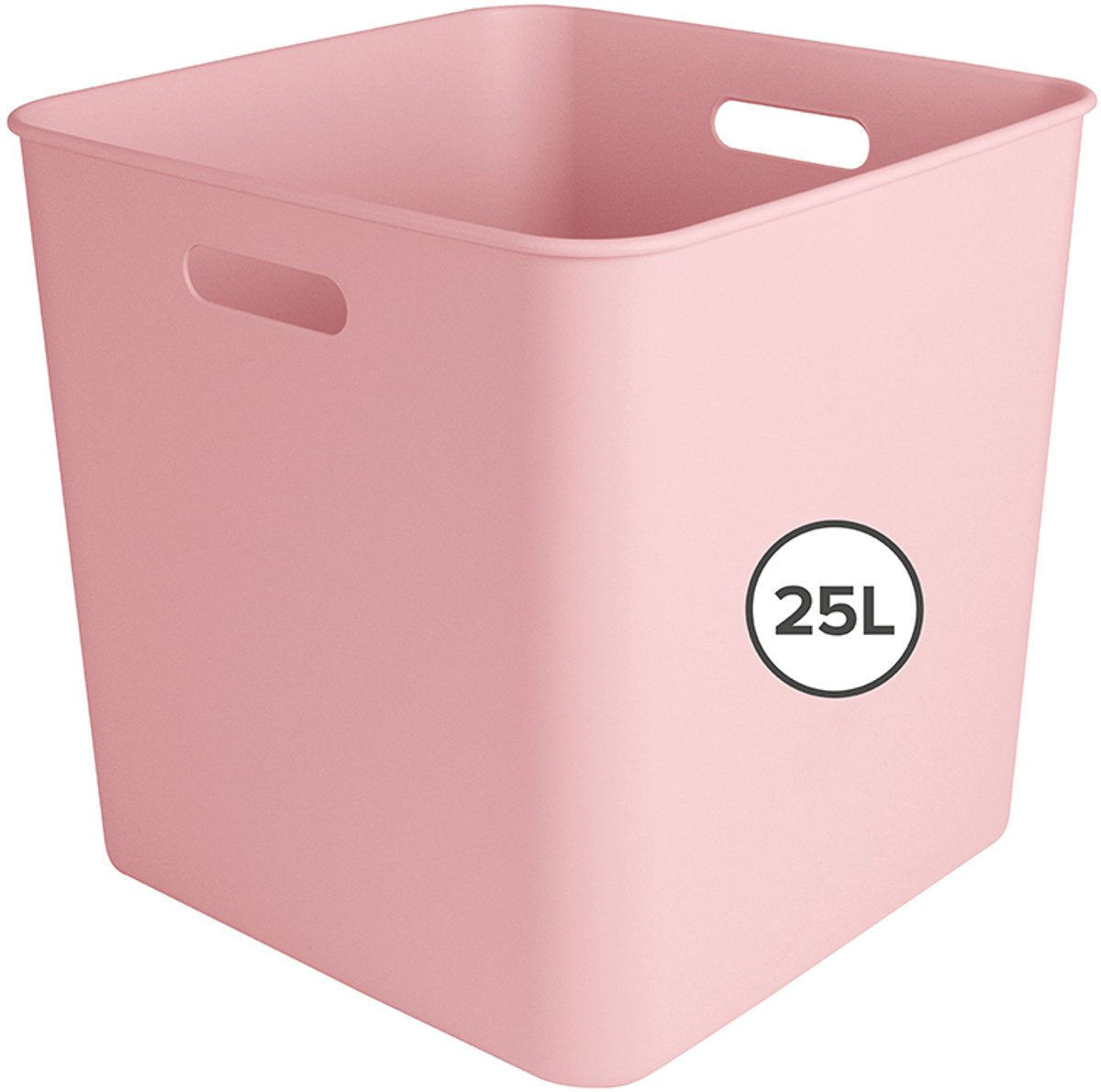 Sunware sigma home boîte cube 25l - 31,8x31,8x31,1 cm - rose