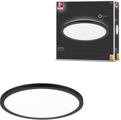 Paulmann panneau LED atria brille rétroéclairage rond 293 mm 16w 1600lm 3000k noir