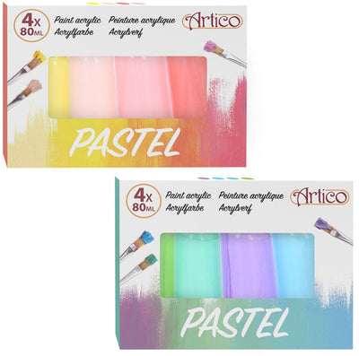 Pastel de peinture acrylique, 4dlg.