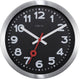 Station Nexttime – horloge murale de table – 19 cm – aluminium – noir
