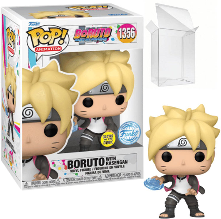 Animation Funko pop : Boruto Naruto prochaines générations - Boruto avec rasengan (lueur dans le noir) pop #1356