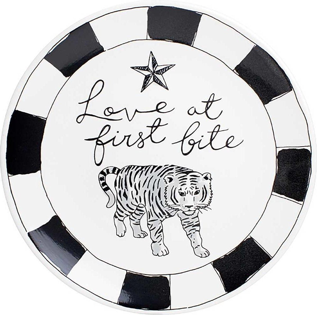 Blond Amsterdam - x noir - assiette - love at - ø 22 cm