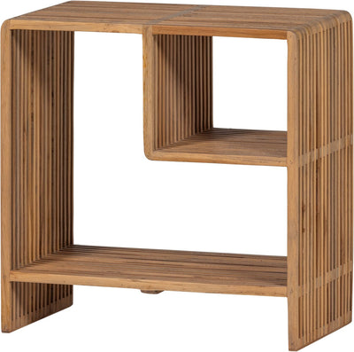 Table d'appoint Woood jasmine teck recyclé - naturel - 55x55x30