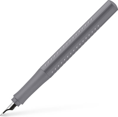 Stylo plume Faber-Castell - grip 2010 - gris pommelé harmonie - largeur d'écriture f - fc-140830