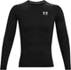 Under Armour UA HG Armour Comp LS-BLK chemise de sport homme - noir - blanc