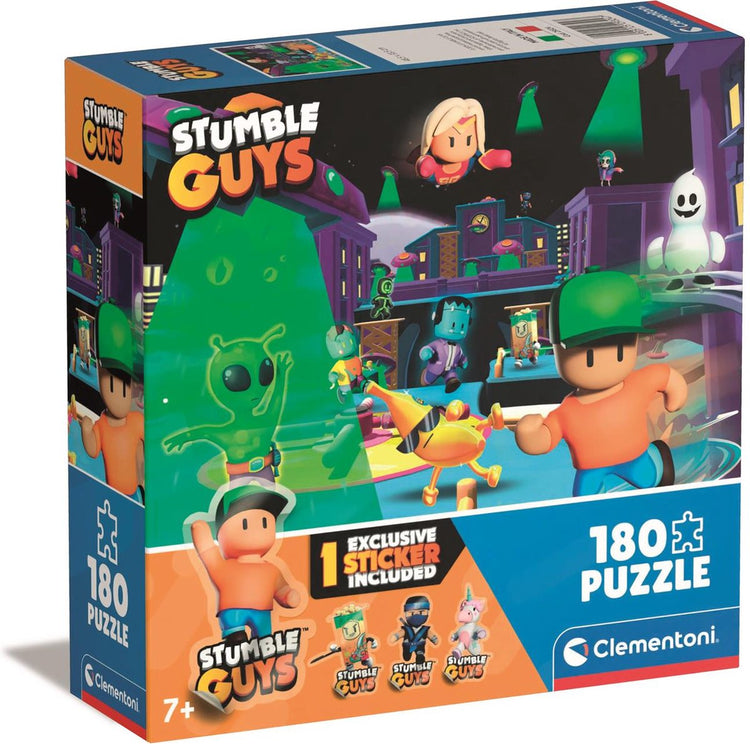 Clementoni - puzzle enfant - 180 pièces - trébuche les gars - puzzle à partir de 7 ans