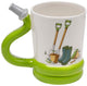 Garden de jardin - Tasse en céramique de poignée formée
