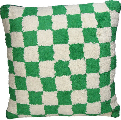 Coussin collection Hd à carreaux coton 50x50cm