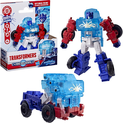 Transformers Cyberworld Energon Surge Optimus Prime Cyber Changeurs - figurine articulée