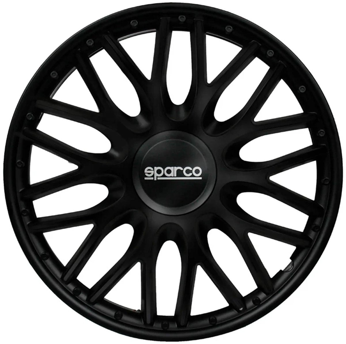 Sparco enjoliveurs roma 14 pouces noir - 4 pièces