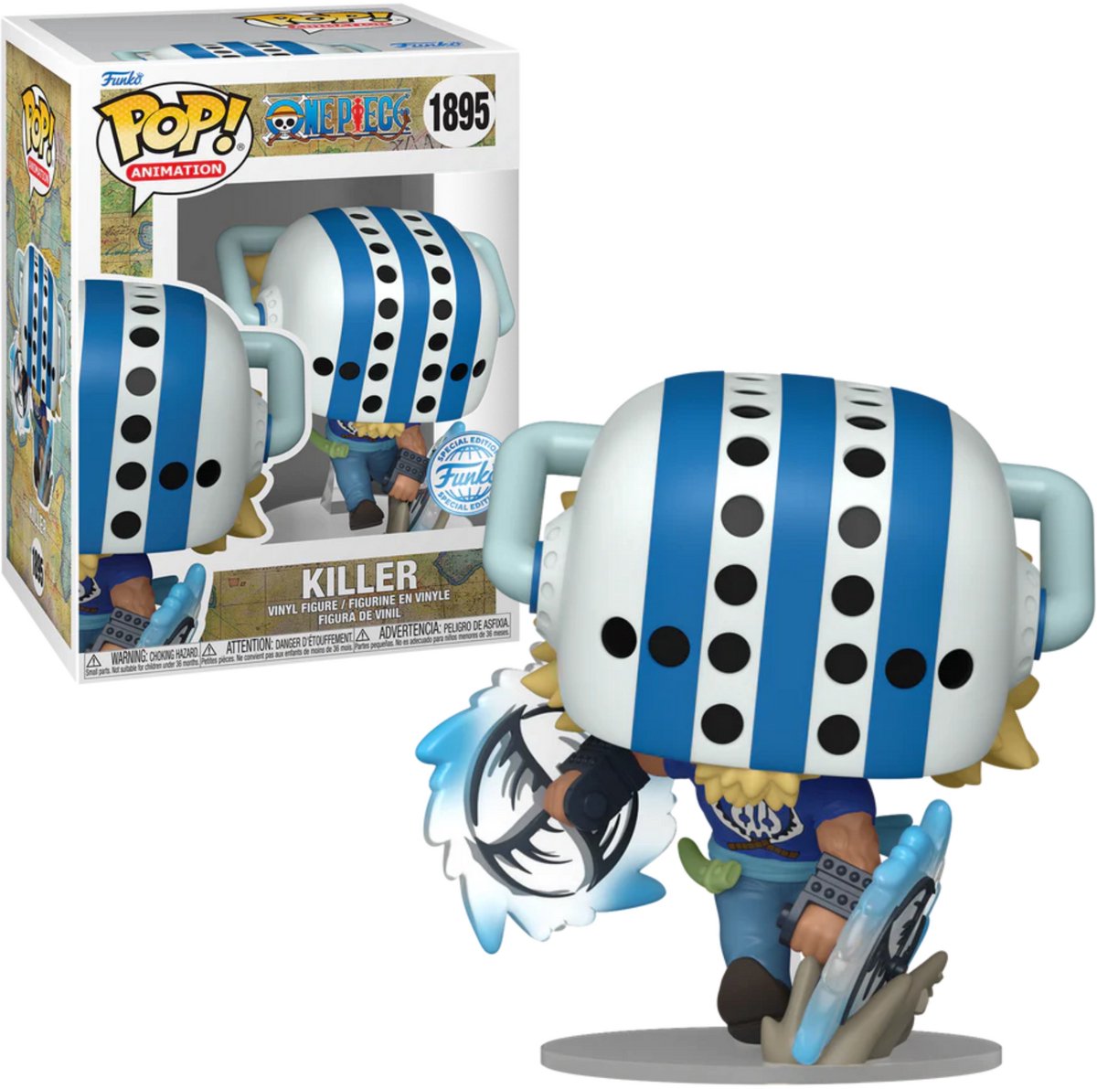 Funko-pop ! animation : One Piece - Killer #1895 exclusivité Amazon