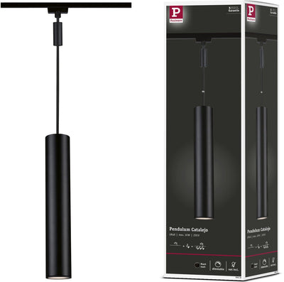 Paulmann urail pendentifs catalejo gu10 max. 10w dimmable 230v noir mat