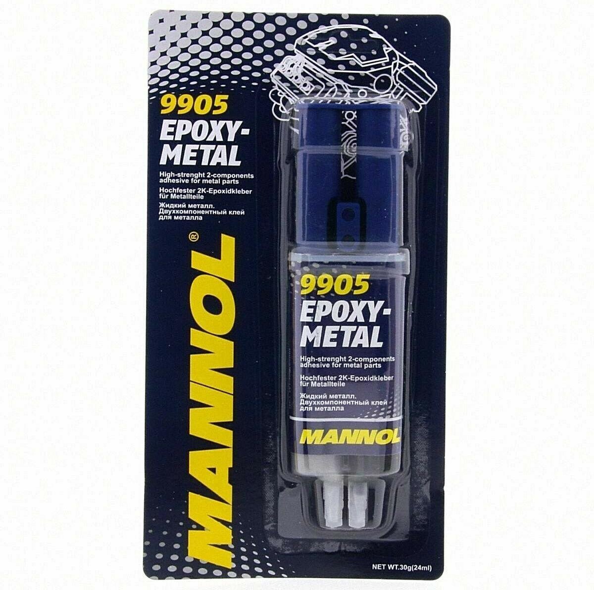 Colle métallique époxy Mannol 9905 (9905)