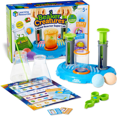 Ressources d'apprentissage créatures bécher® - super laboratoire du réacteur luluquid (5+) - 3+