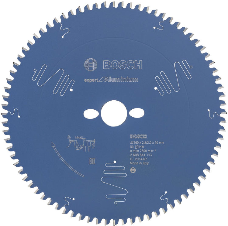 Lame de scie circulaire Bosch expert pour le bois 237x30x2,5 1,8x24 t