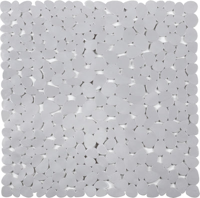 Tapis de douche antidérapant Differnz lapis 54x54cm gris