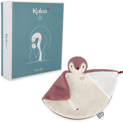 Kaloo - complices - peluche - pingouin rose - 24 cm