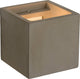 Lucide gipsy - applique - 1xg9 - taupe