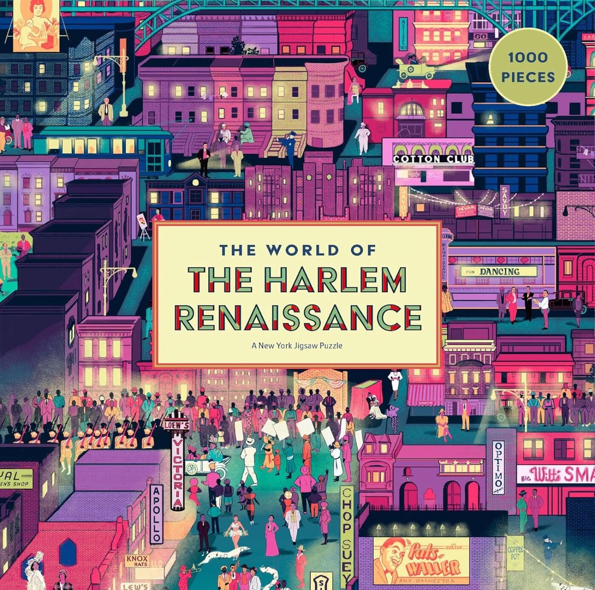 Société de puzzle de New York, le monde de la renaissance de Harlem