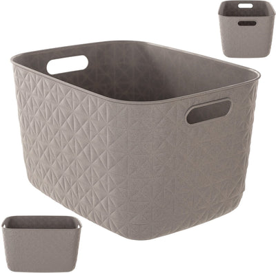 Panier de rangement Curver Softex Grand Taupe 19L