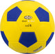 Ballon courbe Get Go - Kickerball - Ballon de football jaune bleu - Ballon courbe - Taille 4 - Diamètre env. 21 cm