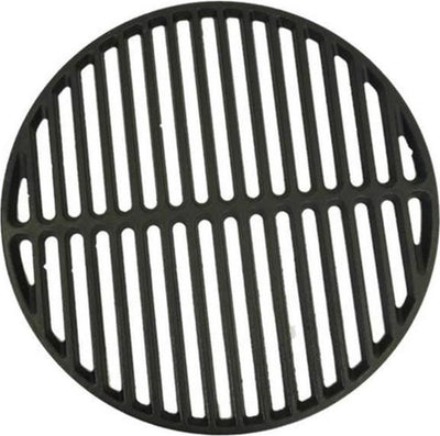Grizzly Grills Grille en fonte compacte – Grille en fonte ø34 cm – Pour barbecue kamado – Rayures parfaites pour un maximum de saveur de barbecue