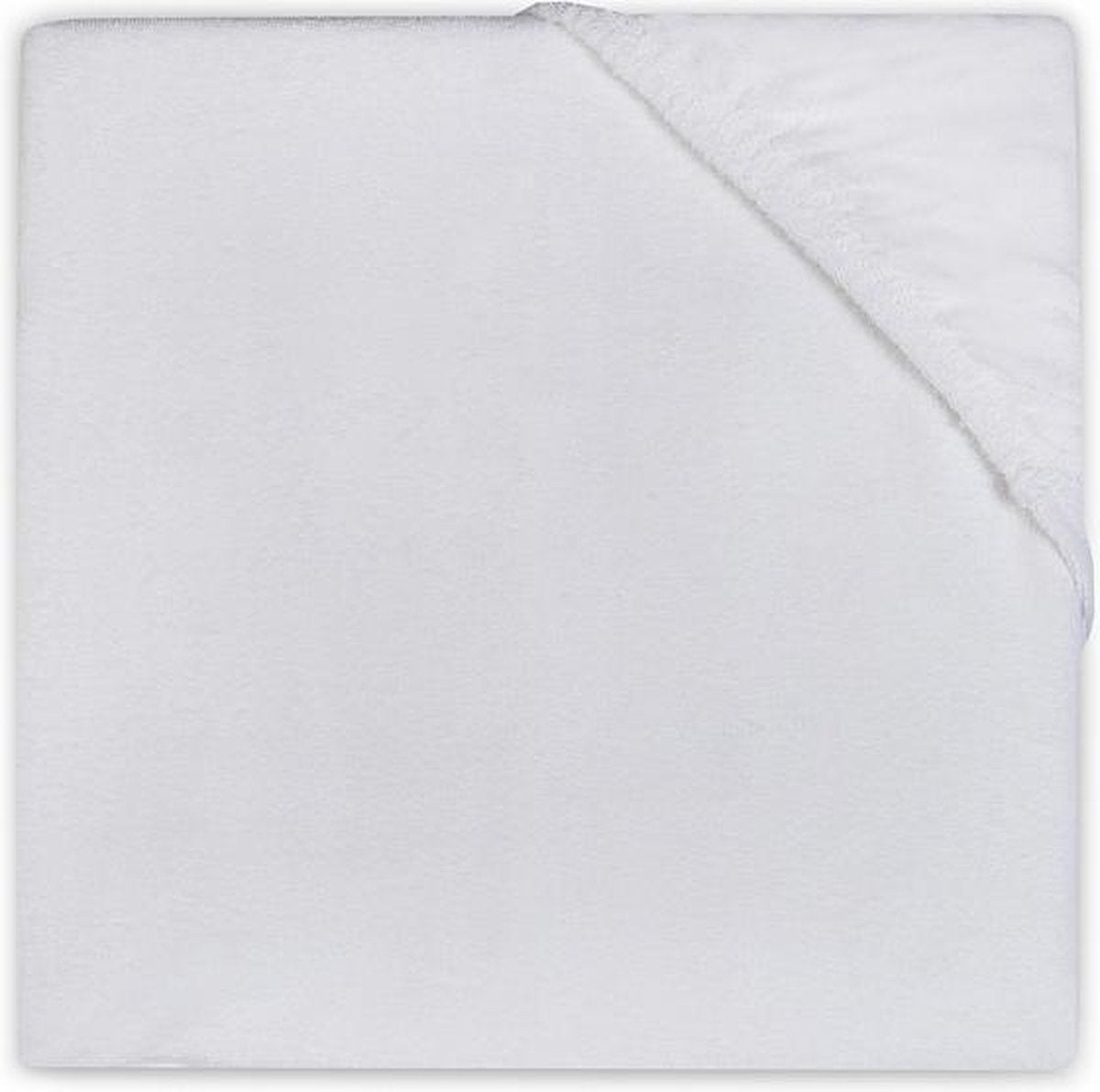 Jollein drap-housse berceau molton 40x80 90cm - blanc