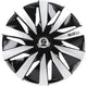 enjoliveurs Lazio 14 pouces ABS noir argent lot de 4