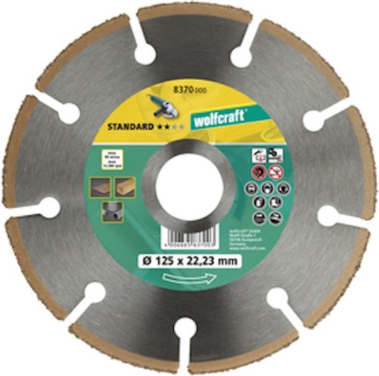 Wolfcraft - disque à tronçonner en carbure 115mm - 8370000